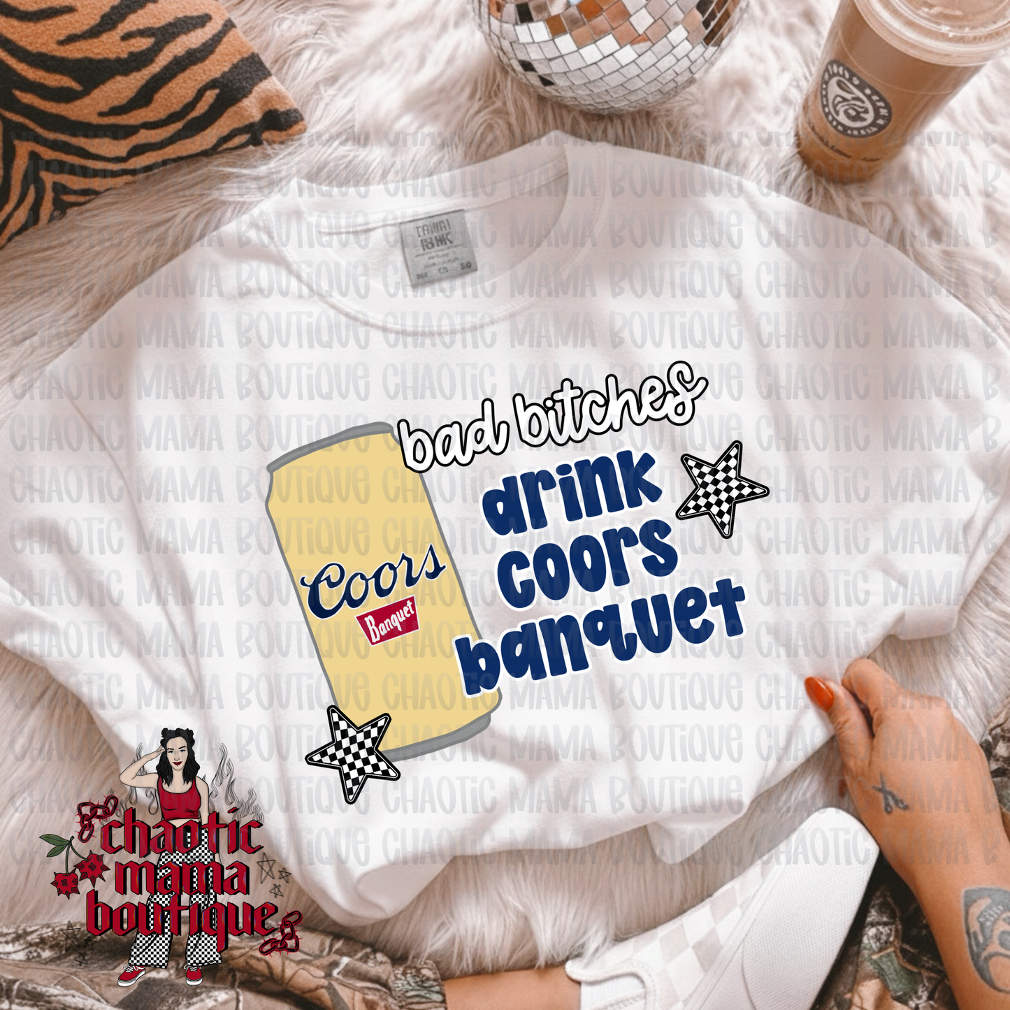 Bad Bitches Drink Coors Banquet T-Shirt
