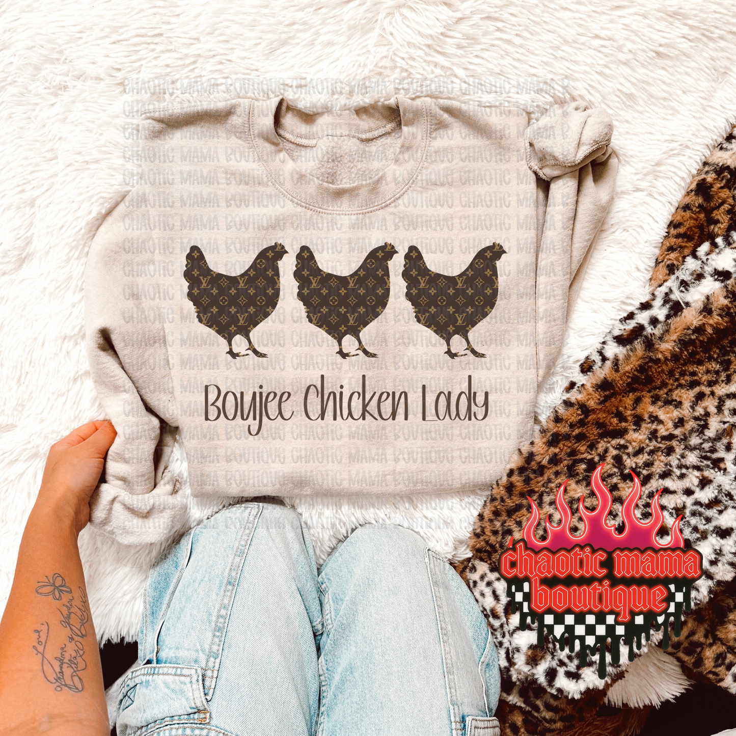 Boujee Chicken Lady Crewneck