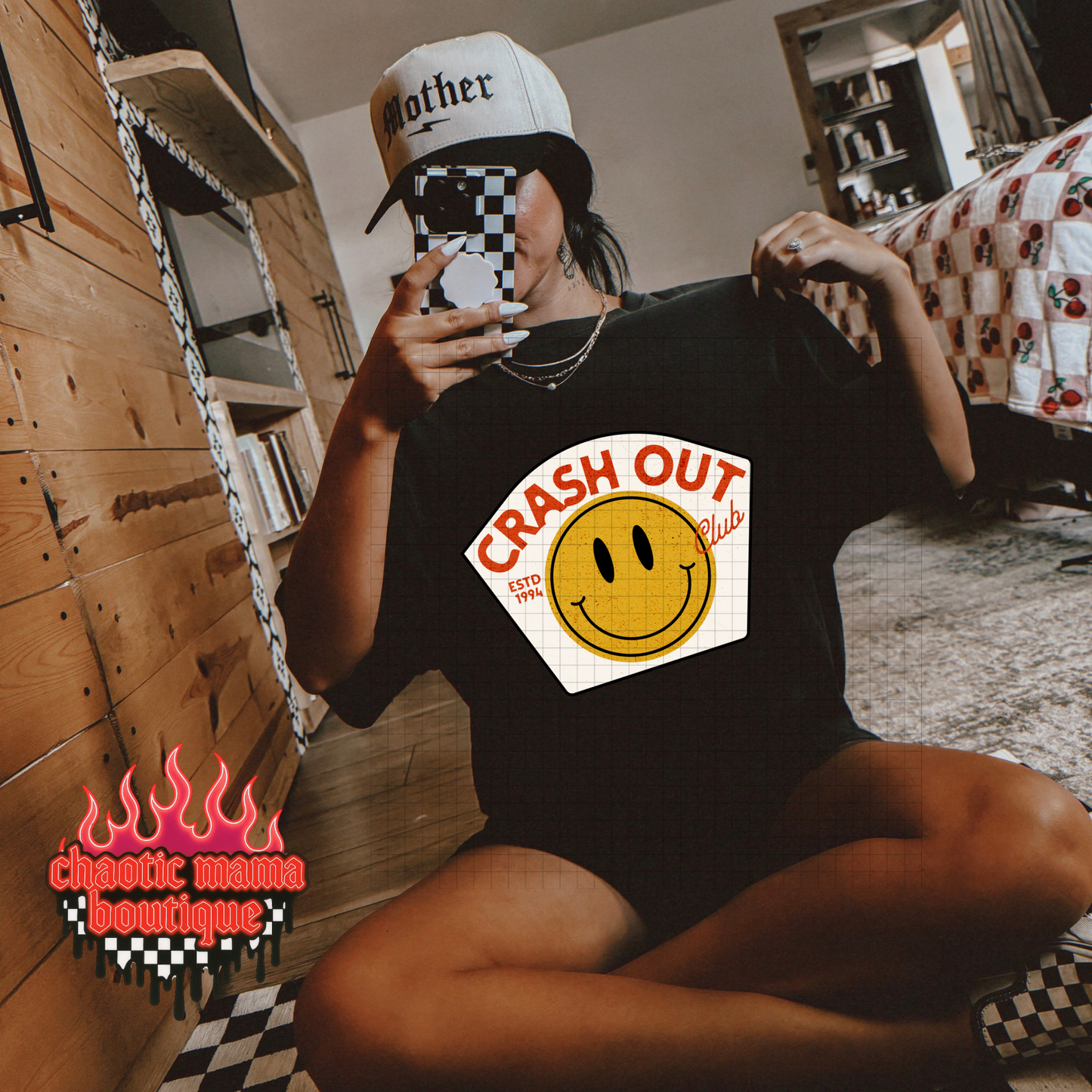 Crash Out Club Smiley T-Shirt