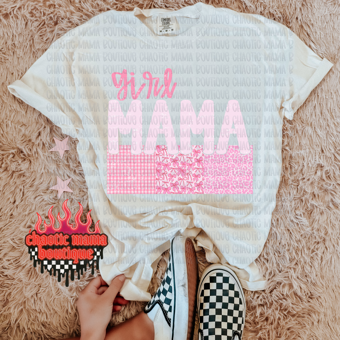 Girl Mama Patchwork T-Shirt