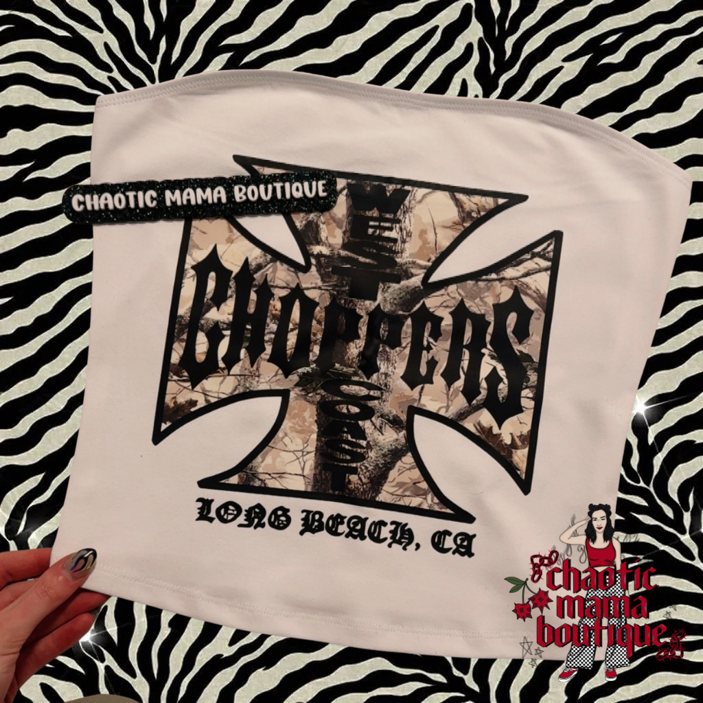 Camo WC Choppers Tube Top