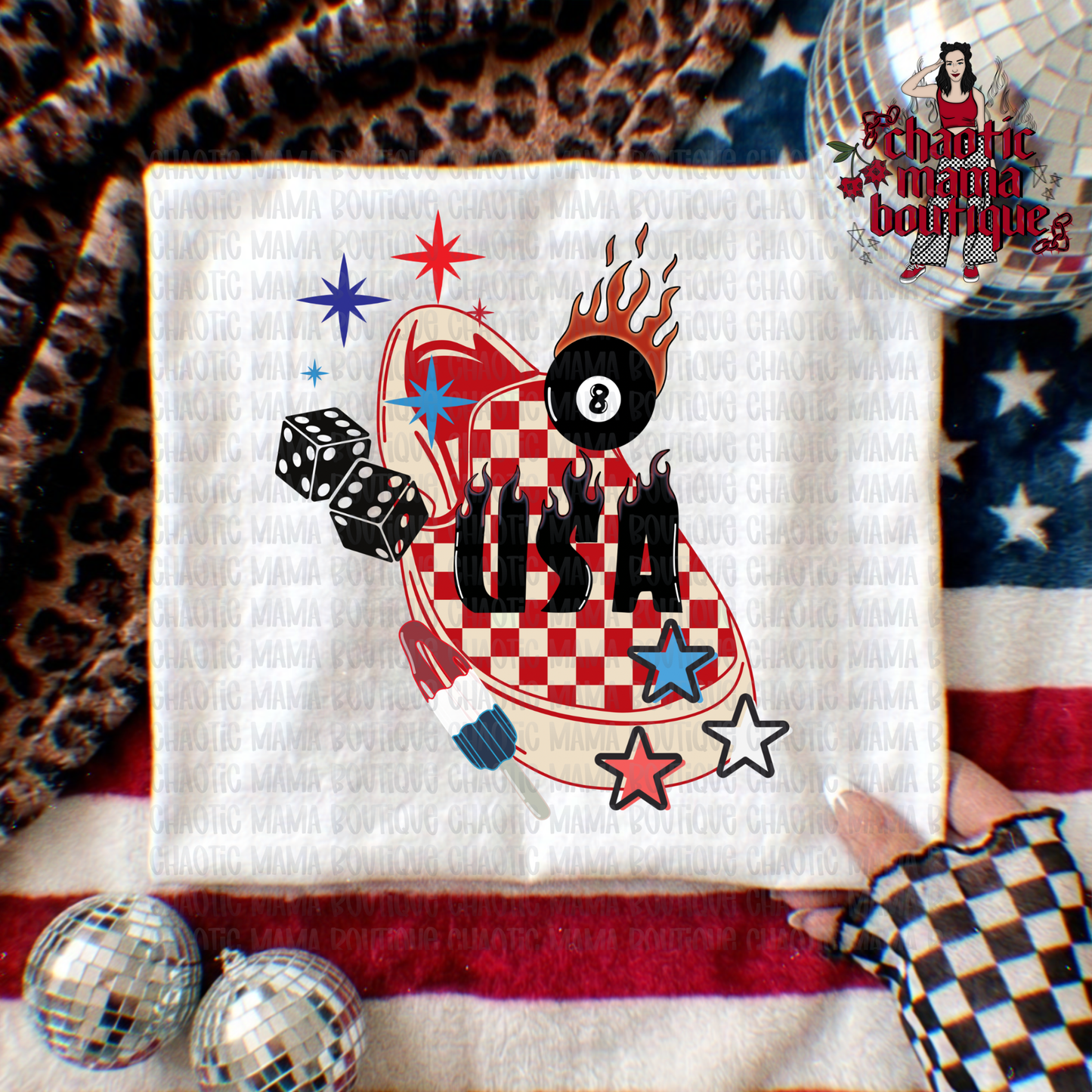 USA Shoe Collage T-Shirt