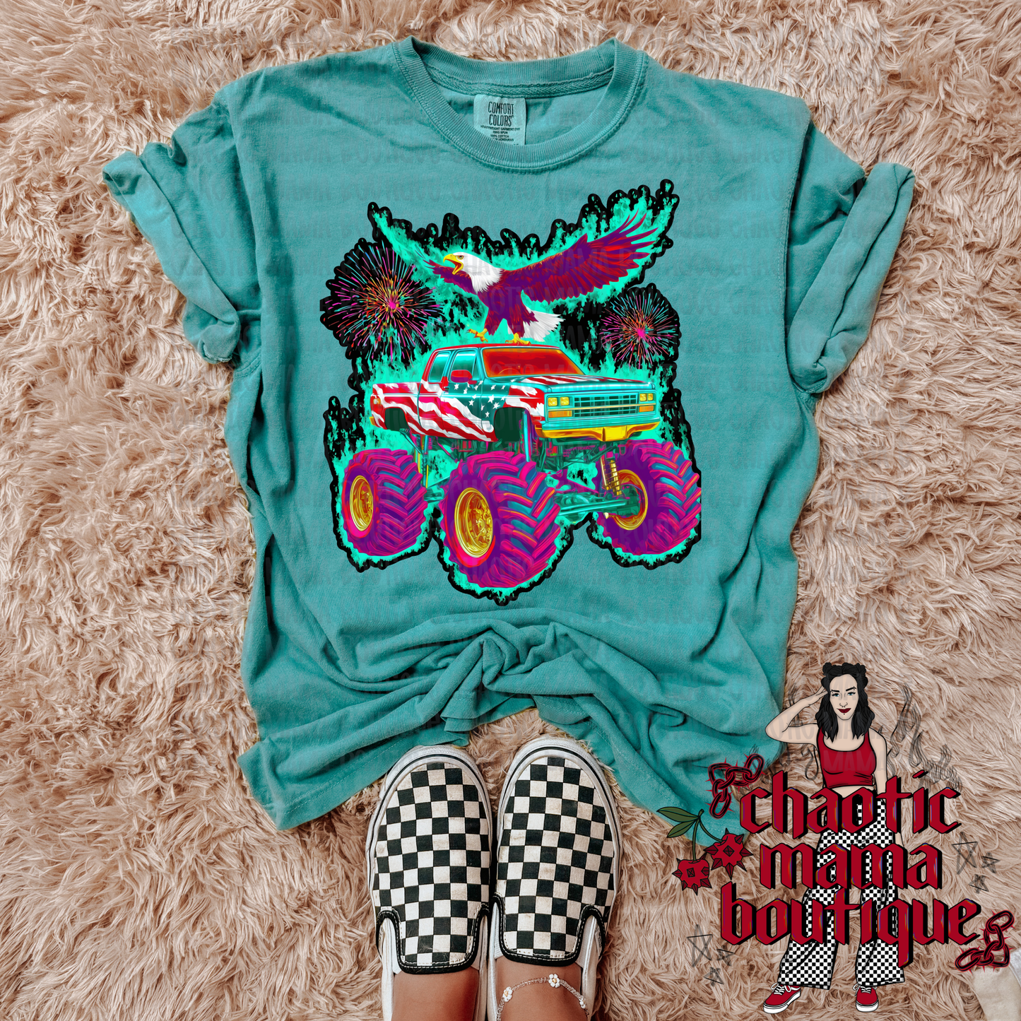 Patriotic Truck T-Shirt